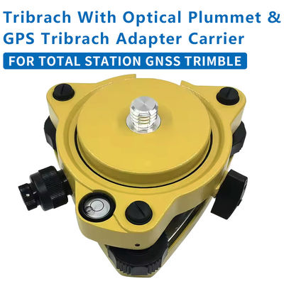 acheter Tribrach jaune avec adaptateur optique à plomberie fixe avec fil 5/8X11 pour la station totale GNSS TRIMBLE Ensemble complet fabrication en ligne