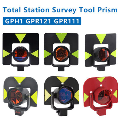 GPR111 GPH1 GPR121 Prisme unique pour les stations totales de Leica Prisme d'instrument d'arpentage décalage de 0 mm constant avec sac doux