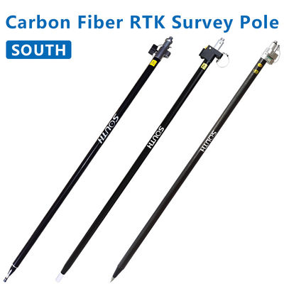GPS RTK GNSS Téléscopic Rover Pole Pôle extensible en fibre de carbone pour l'arpentage GPS SUD