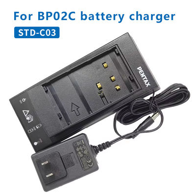 Chargeur professionnel STD-C03 pour la station totale Pentax BP02C Batterie MB02 Batterie de mesure de charge
