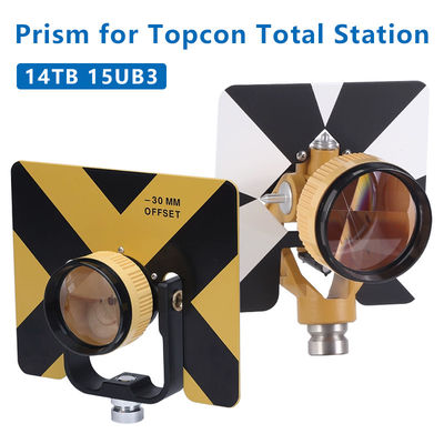 Prisme unique compatible avec Topcon SOUTH FOIF Station totale de mesure constante -30/0mm 5/8x11 Porteur métallique de fil féminin