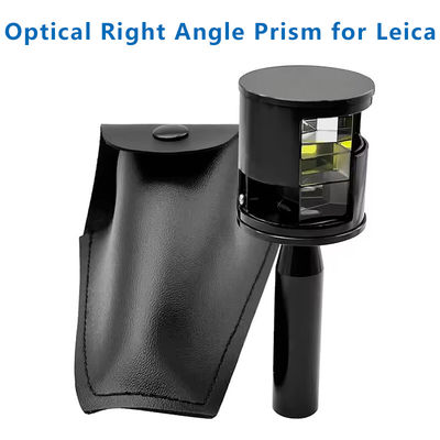 Prisme à double angle droit optique carré pour Leca Total Station Surveying Instrument Sac pratique inclus