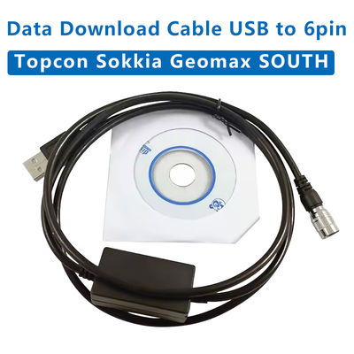 2025 Nouveau câble de téléchargement de données USB à Hirose Connecteur 6 broches Connecteur pour Windows 7/8/10/XP Pour Topcon Sokkia Gowin Sud