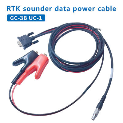 Hi-Target GC-3B UC-1 câble multifonctionnel GPS RTK Echo Sounder Connexion à la batterie câble de données en forme de Y