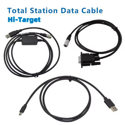 Cable de téléchargement de données RS232 USB à 6 codes pour l'enquête Hi-Target Total Station HTS221/420/121/520/ATS320