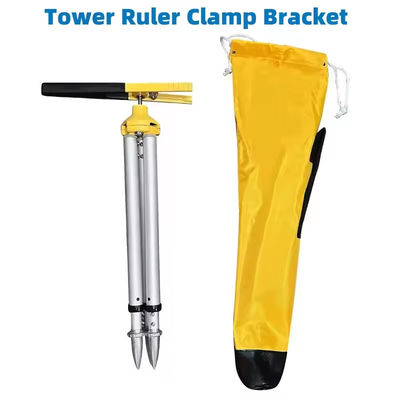Mini-pouls rétractable 46cm-60cm réglable Téléscopique Mini-Tripode Tour Ruler Support Total Station Prisme Poul Clamp