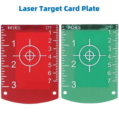 6 PCS carte de plaque de cible pour les lignes laser outils de mesure de distance horizontale et verticale
