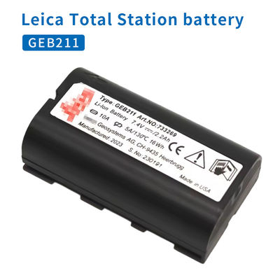 Leica Batterie GEB211 Compatible avec Leic TS02/06/09 TPS1200 Série Total Station GPS1230 GNSS - Tout neuf et de haute qualité