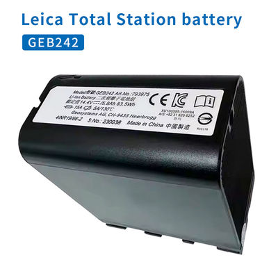 Batterie Li-ion rechargeable Leica GEB242 pour séries SWISS TYPE TS30/TS50/TS60, séries TM30/50/60 Station Totale 793975